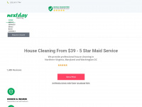 nextdaycleaning.com Webseite Vorschau