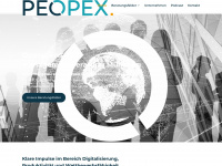 peopex.de Webseite Vorschau
