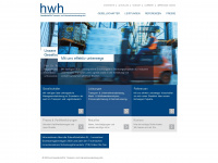 hwh-transport.de Webseite Vorschau