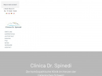 clinicaspinedi.ch Webseite Vorschau