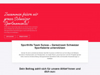 teamsuisse.ch Webseite Vorschau