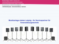 musikanlage-mieten-leipzig.com Webseite Vorschau