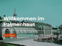 palmenhaus-wien.at Webseite Vorschau