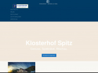 klosterhof-spitz.at Webseite Vorschau