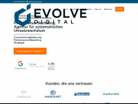 evolve-digital.de Webseite Vorschau