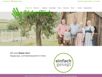 weber-fuenf.de Webseite Vorschau