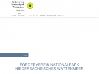 foerderverein-nationalpark-wattenmeer.de Webseite Vorschau