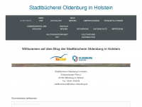 stadtbuechereioldenburgih.wordpress.com Webseite Vorschau