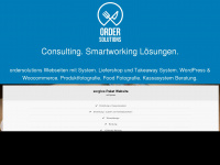 ordersolutions.at Webseite Vorschau