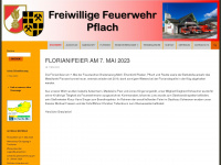 feuerwehr-pflach.org Webseite Vorschau