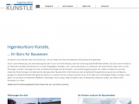 kuenstle-ingenieurbuero.de Webseite Vorschau