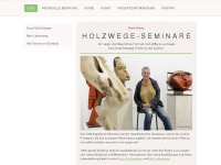 holzwege-seminare.de Webseite Vorschau