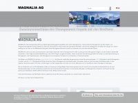 magnalia.ch Webseite Vorschau