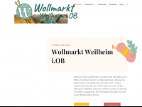 wollmarkt-weilheim.de Webseite Vorschau