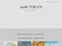walk-tokyo.com Webseite Vorschau