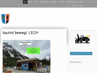 bauhof-lech.at Webseite Vorschau