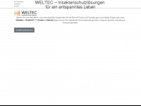 weltec-insektenschutz.de Webseite Vorschau
