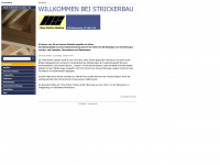strickerbau.ch Webseite Vorschau