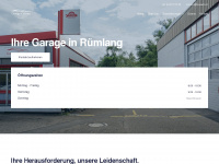 garage-cenami.ch Webseite Vorschau
