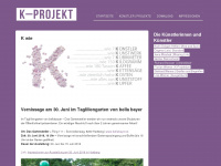 kprojekt.at Webseite Vorschau