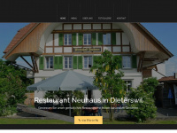 restaurant-neuhaus.ch Webseite Vorschau