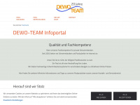dewo-team-gmbh.de Webseite Vorschau