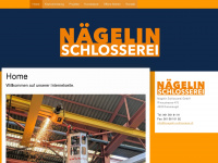 naegelin-schlosserei.ch Webseite Vorschau