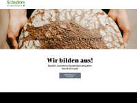 schulers-biobackhaus.de Webseite Vorschau