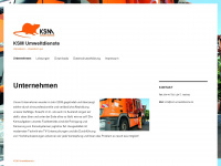 ksm-umweltdienste.de Webseite Vorschau