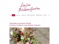 sonjasblumengarten.de Webseite Vorschau