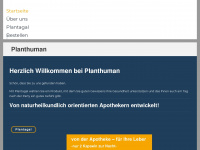 planthuman.de Webseite Vorschau