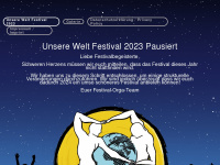 unserewelt-festival.org Webseite Vorschau