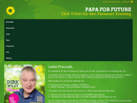 papa-for-future.de Webseite Vorschau