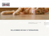 macs-tiernahrung.com Webseite Vorschau