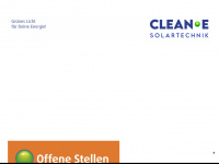 clean-e.de Webseite Vorschau