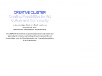 creativecluster.cc Webseite Vorschau