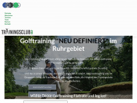 trainingsclub.golf Webseite Vorschau