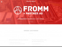 fromm-partner.ch Webseite Vorschau
