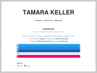 tamara-keller.net Webseite Vorschau