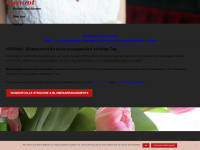 rosenrot-blumen.at Webseite Vorschau