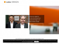 cube-design.de Webseite Vorschau