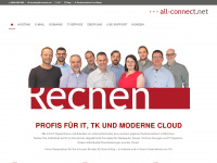 all-connect.net Webseite Vorschau