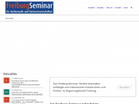 freiburg-seminar.de Webseite Vorschau