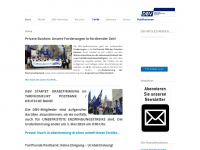 dbv-gewerkschaft.de Webseite Vorschau