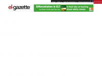 elgazette.com Webseite Vorschau