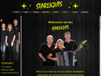 tanzkapelle-starlights.de Webseite Vorschau