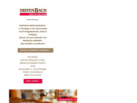 diefenbach-baeckerei.de Webseite Vorschau