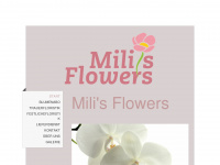 milisflowers.ch Webseite Vorschau