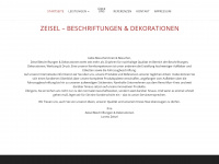 zeisel-beschriftungen.de Webseite Vorschau