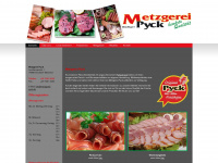 metzgerei-pyck.de Webseite Vorschau